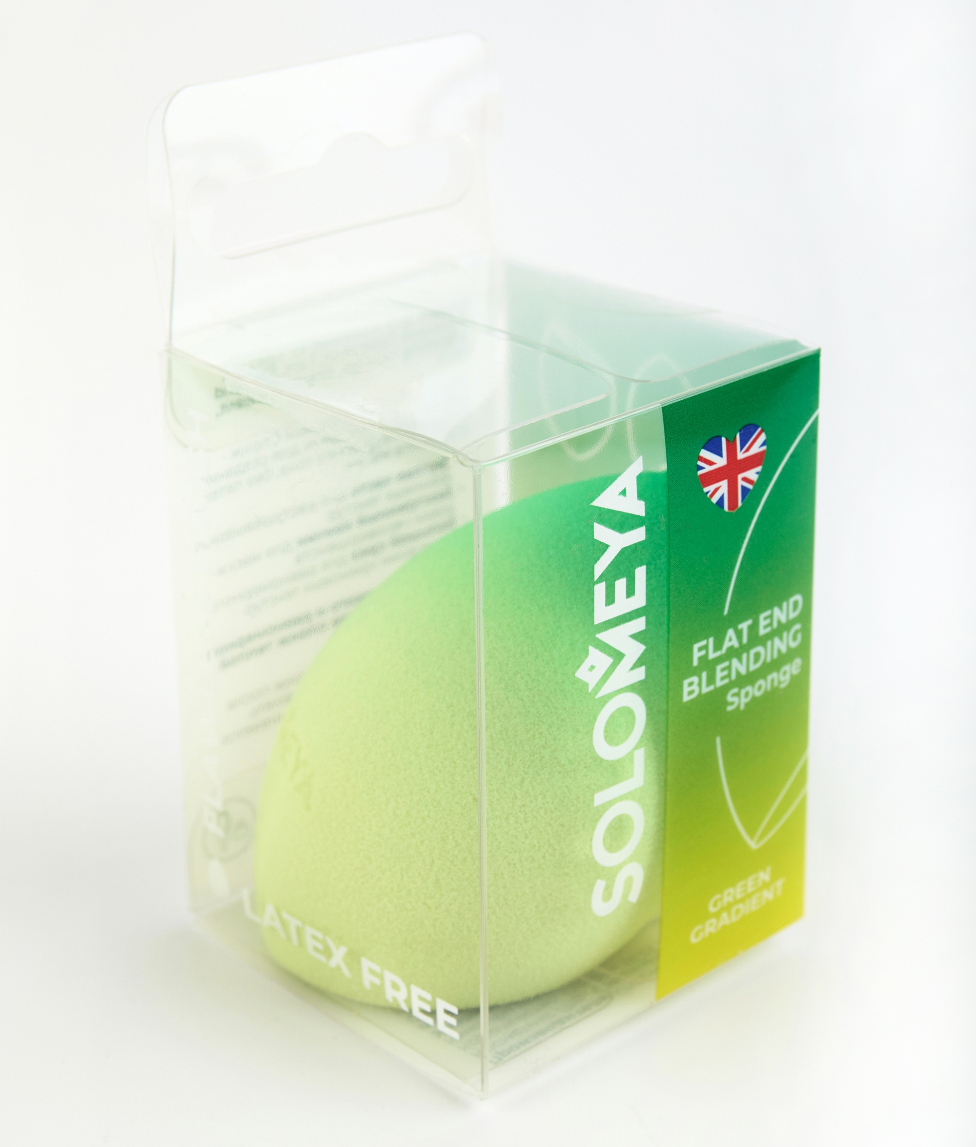 Спонж для макияжа с двойным срезом Зеленый Градиент купить в VISAGEHALL