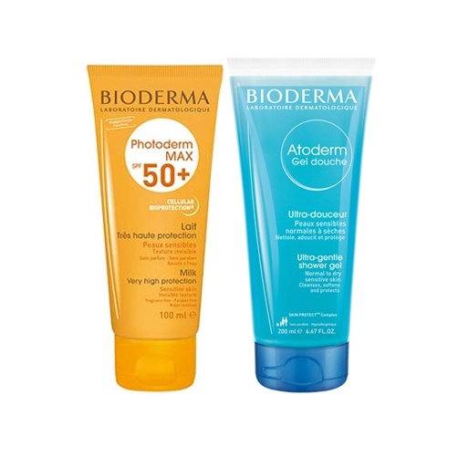 Набор: Photoderm Max Молочко SPF 50+100мл + Atoderm Гель для душа 100мл