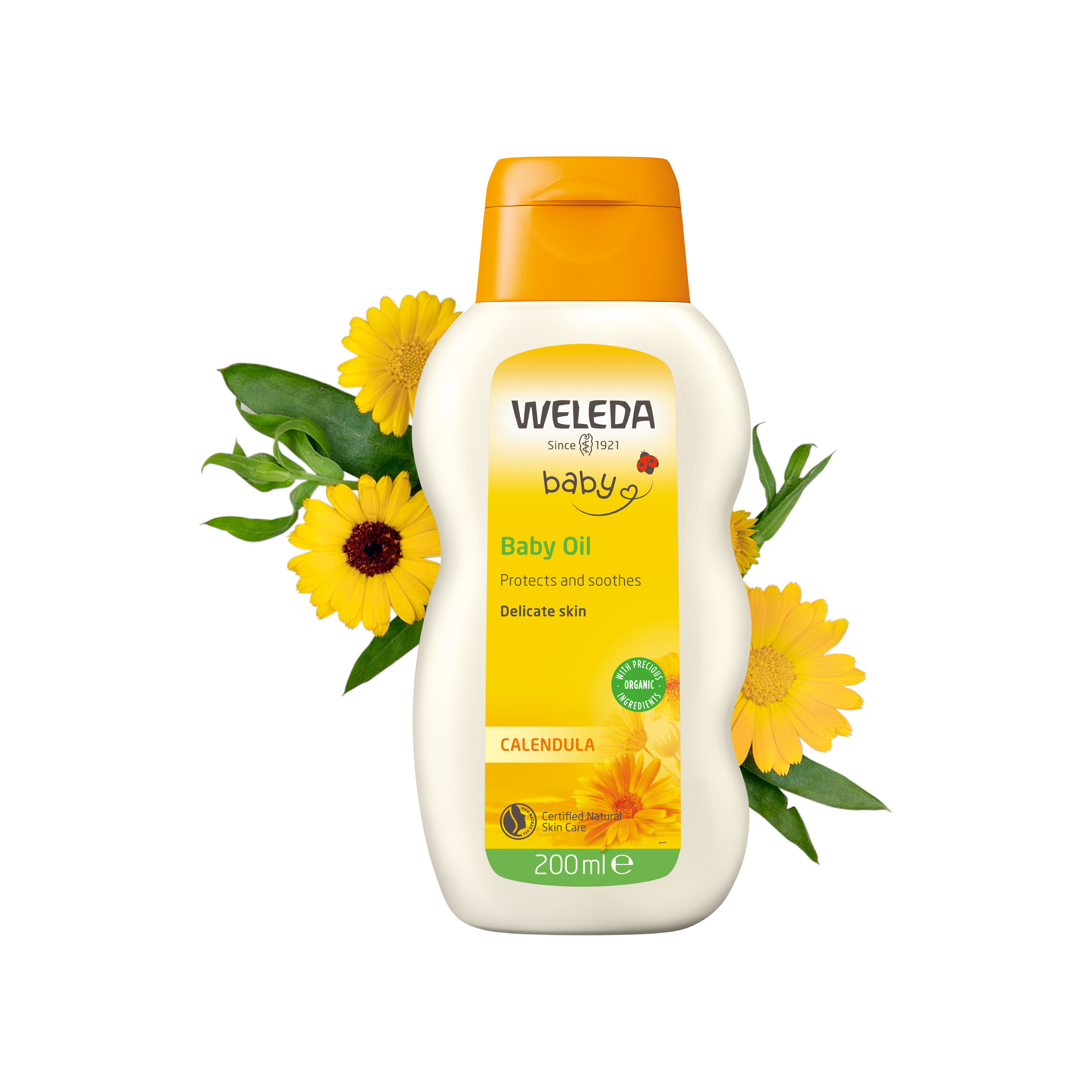 Масло для младенцев с календулой и нежным ароматом  купить в VISAGEHALL