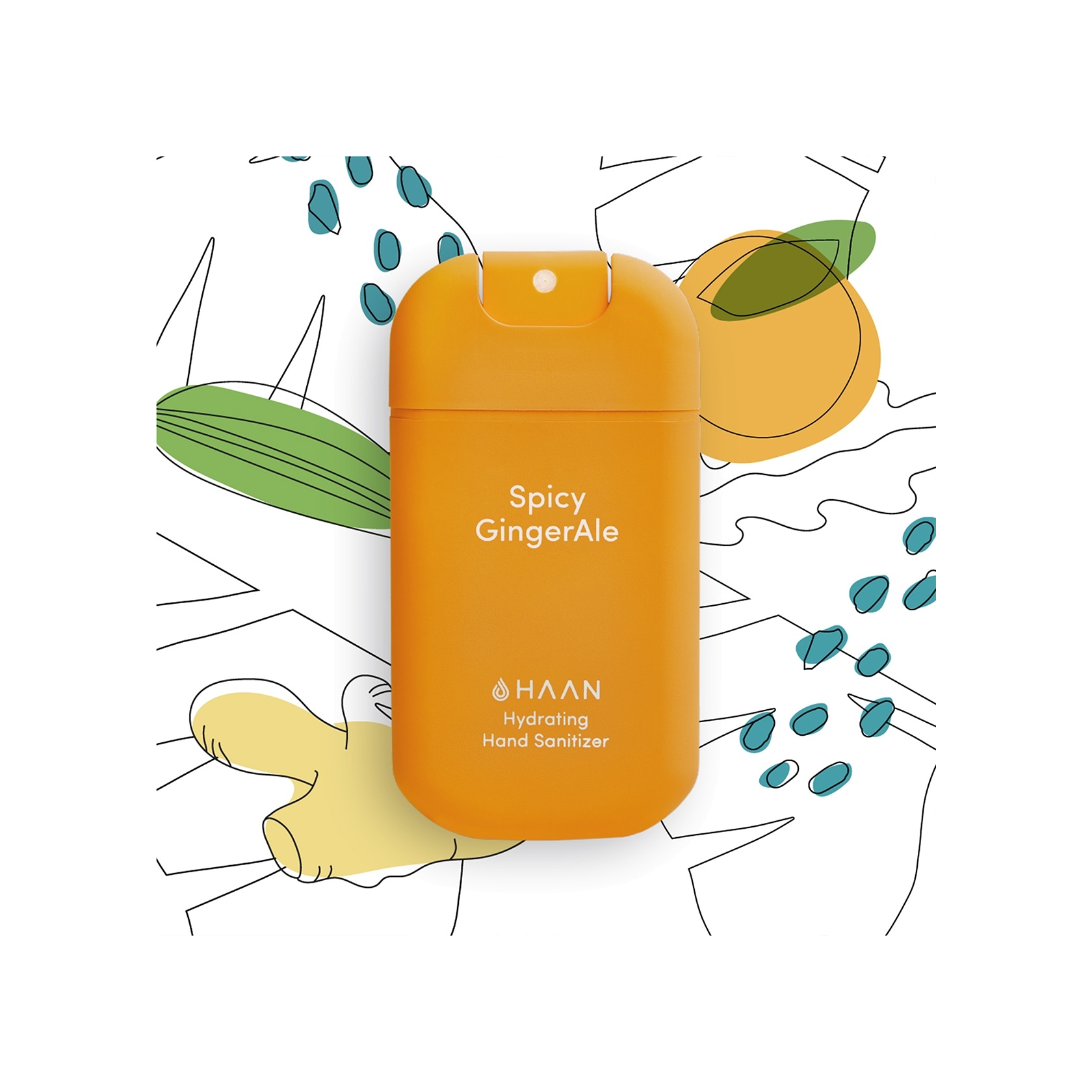 Спрей для рук очищающий и увлажняющий Пряный Имбирный Эль купить в VISAGEHALL