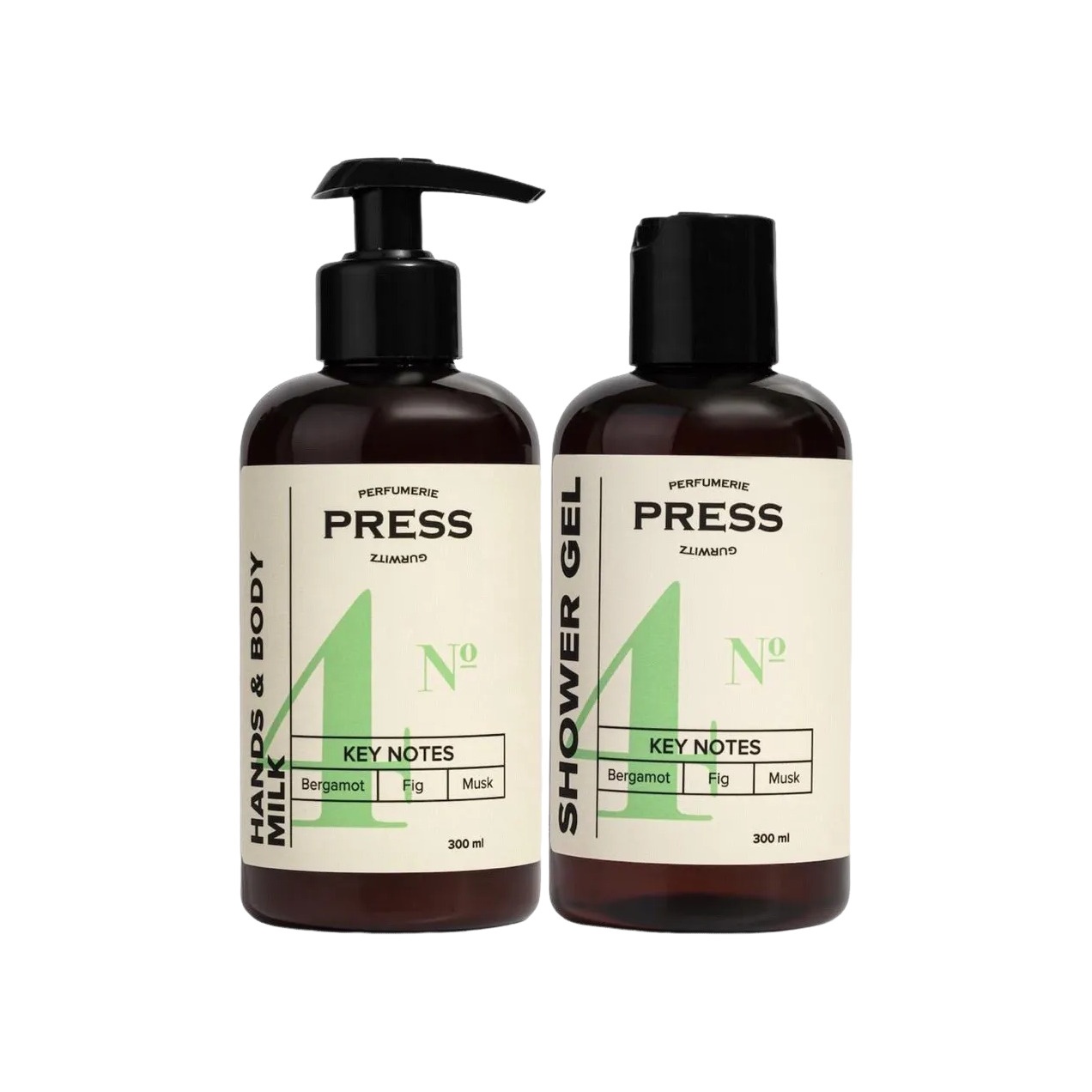 Набор: гель для душа и молочко для тела №4 купить в VISAGEHALL