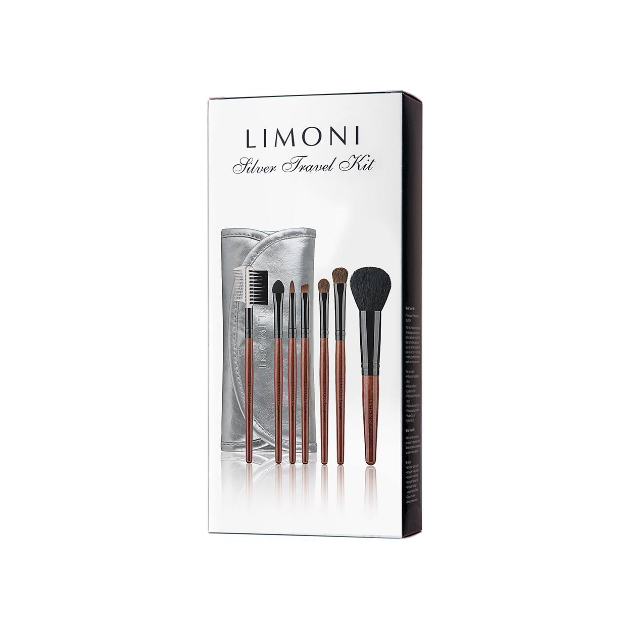 Набор кистей Silver Travel Kit (7 кистей + чехол) купить в VISAGEHALL