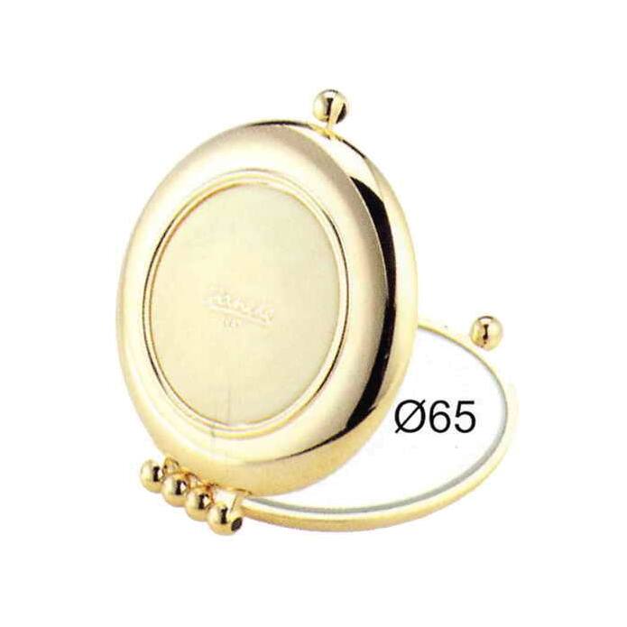 Зеркало карманое, линзы ZEISS, позолоченное AU484.3 CRN