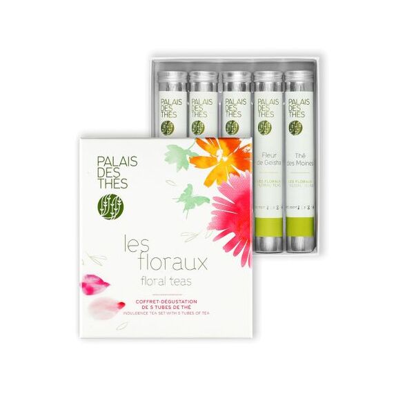 Набор цветочного чая в металлических трубочках