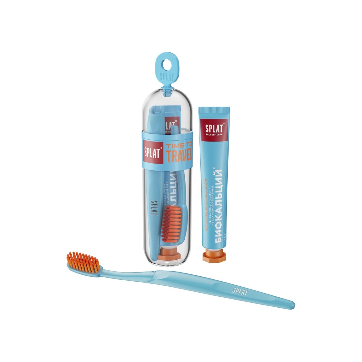 Набор дорожный Зубная паста Biocalcium + Зубная щетка купить в VISAGEHALL