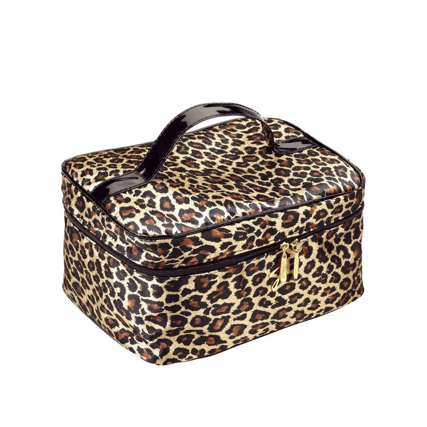 Косметичка леопардовая средняя купить в VISAGEHALL