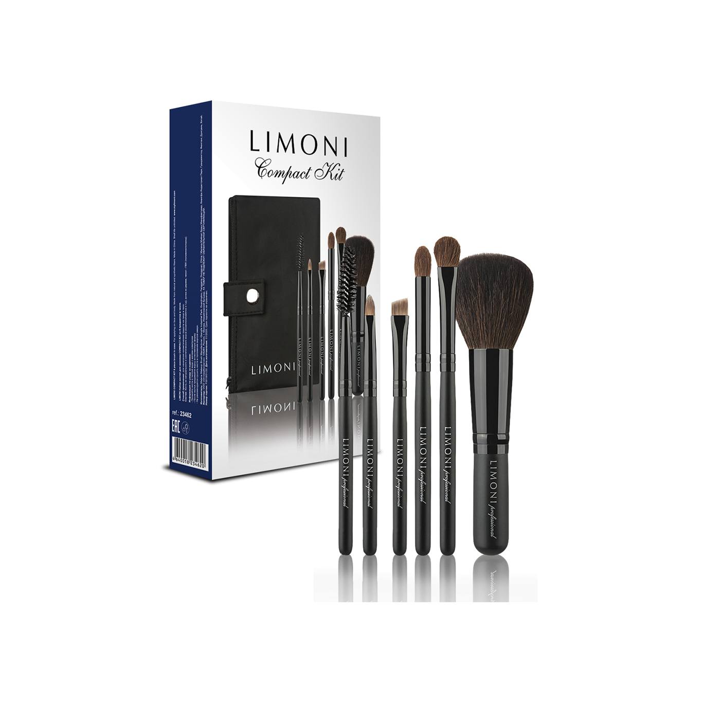 Набор кистей Compact Kit (6 предметов + чехол) купить в VISAGEHALL