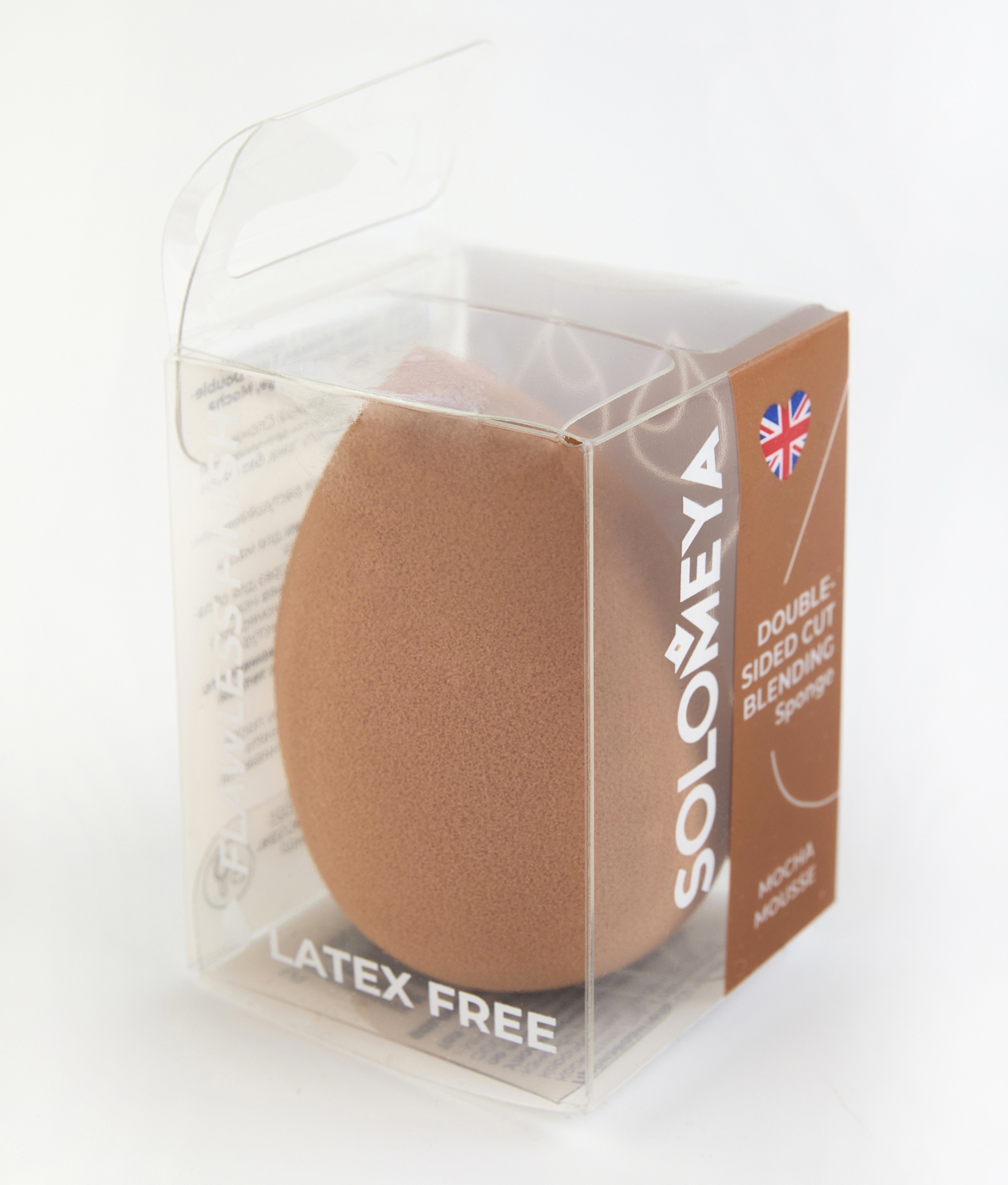 Спонж для макияжа с двойным срезом Кофе Мокка купить в VISAGEHALL