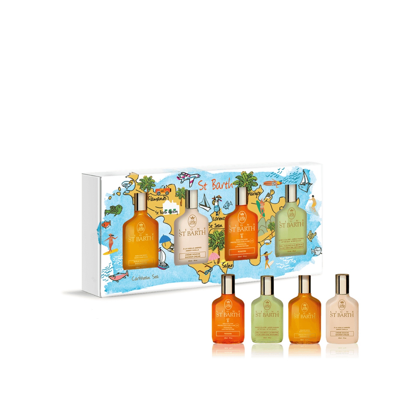 Набор для тела Солнечный остров St Barth купить в VISAGEHALL