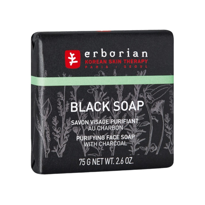 Мыло черное для лица с углем