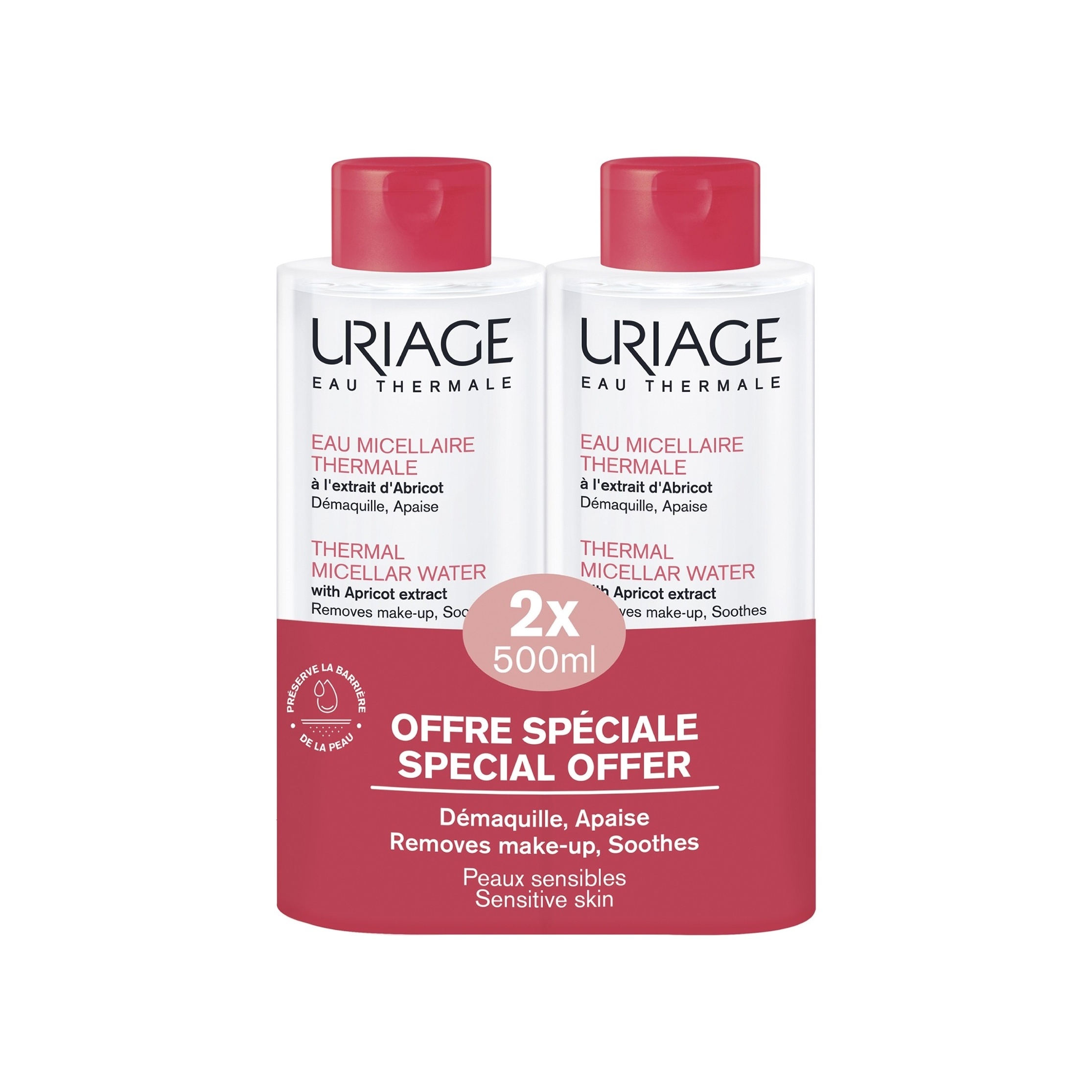 Набор Мицеллярная вода очищающая для чувствительной кожи лица и контура глаз купить в VISAGEHALL