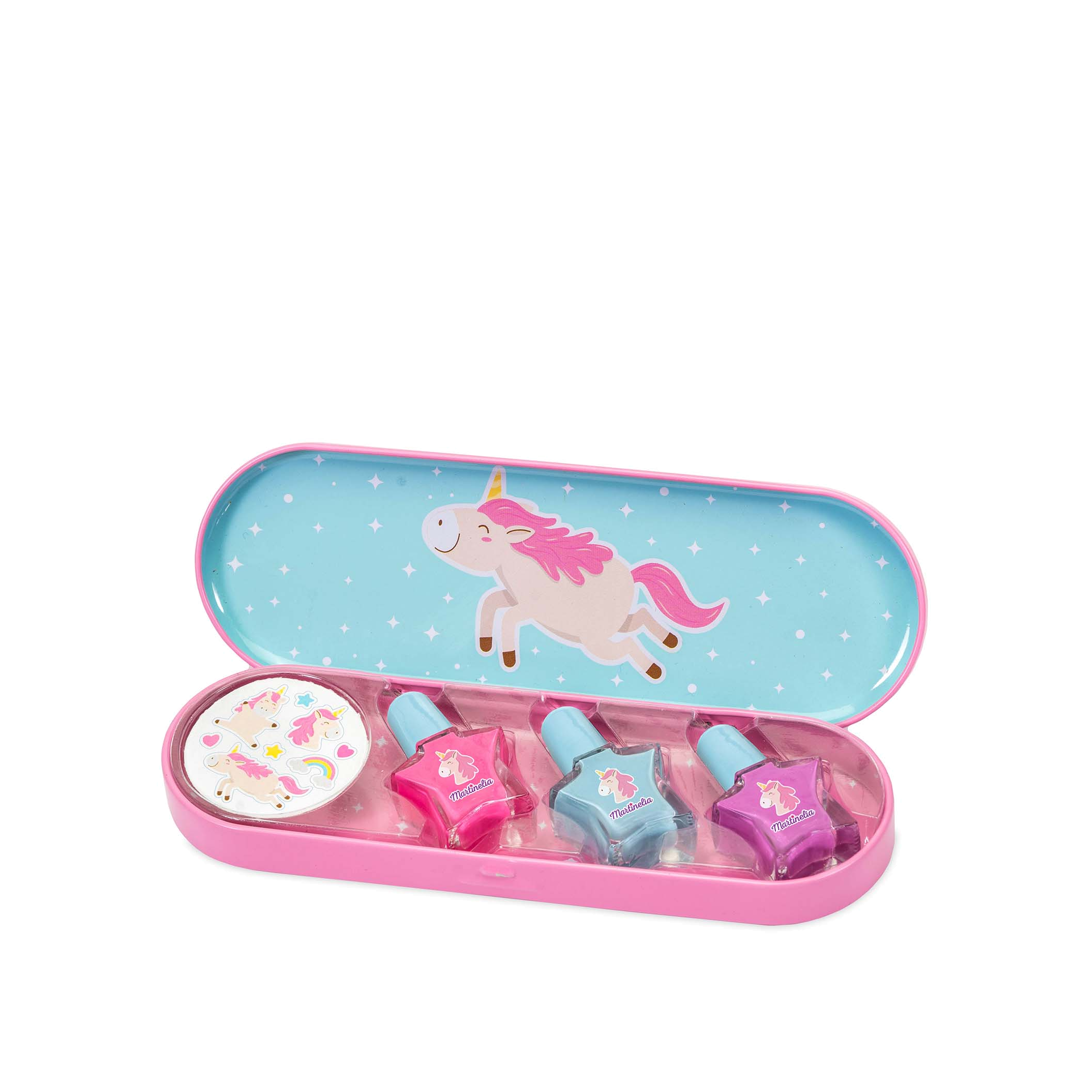 Набор детский для ногтей в жестяной банке Мечты единорога купить в VISAGEHALL