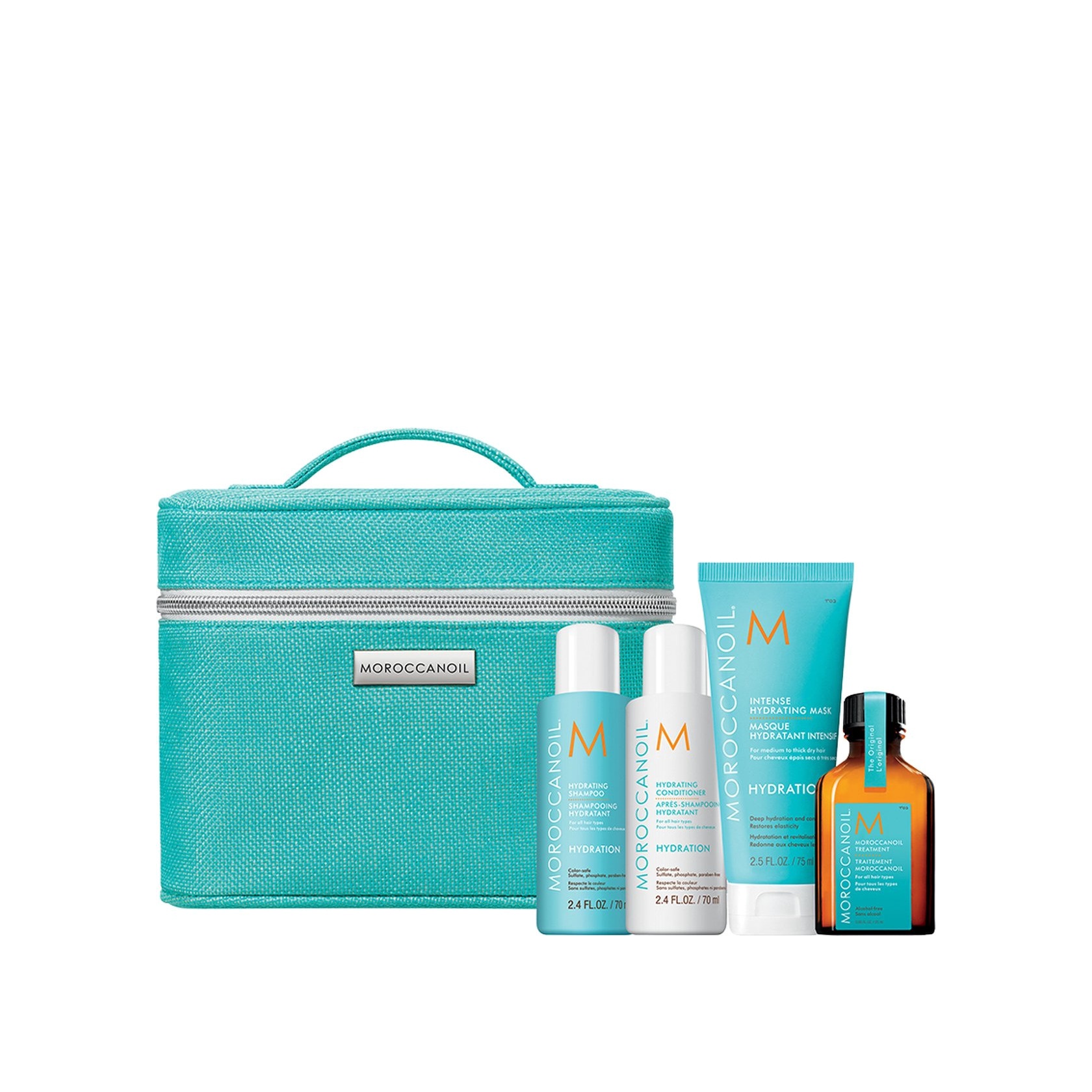 Набор дорожный Hydration: шампунь+кондиционер+масло восстанавливающее+маска купить в VISAGEHALL