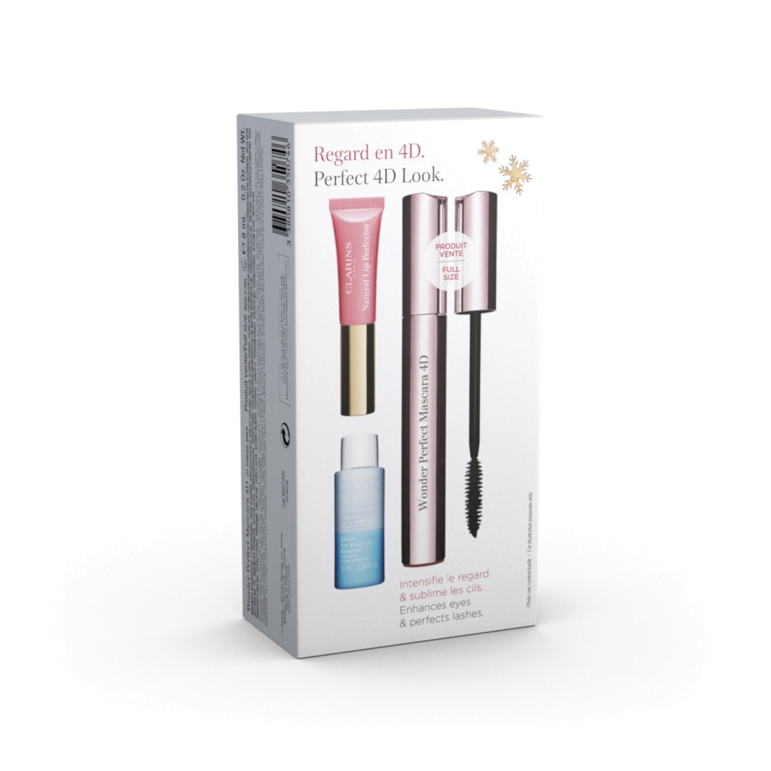 Набор Тушь Wonder Mascara 4D 01 + Средство для удаления макияжа 10 мл + Блеск для губ 01 купить в VISAGEHALL