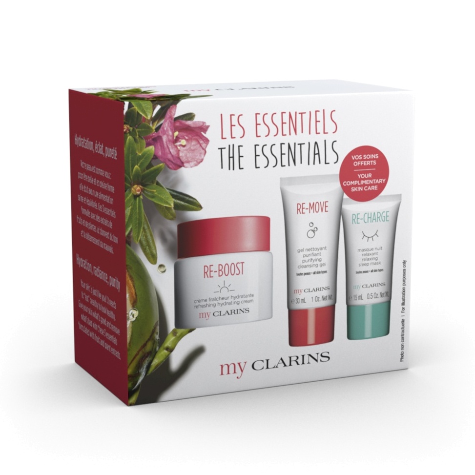 Набор Крем дневной 50 мл + Маска ночная 15 мл + Гель очищающий 30 мл My Clarians купить в VISAGEHALL