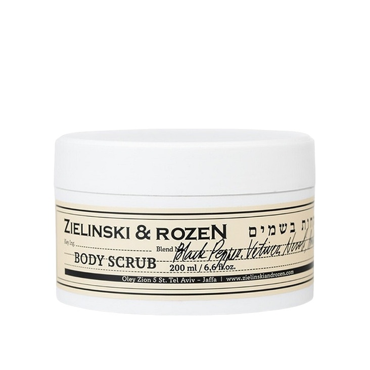 Скраб для тела Черный Перец, Ветивер, Нероли, Амбра