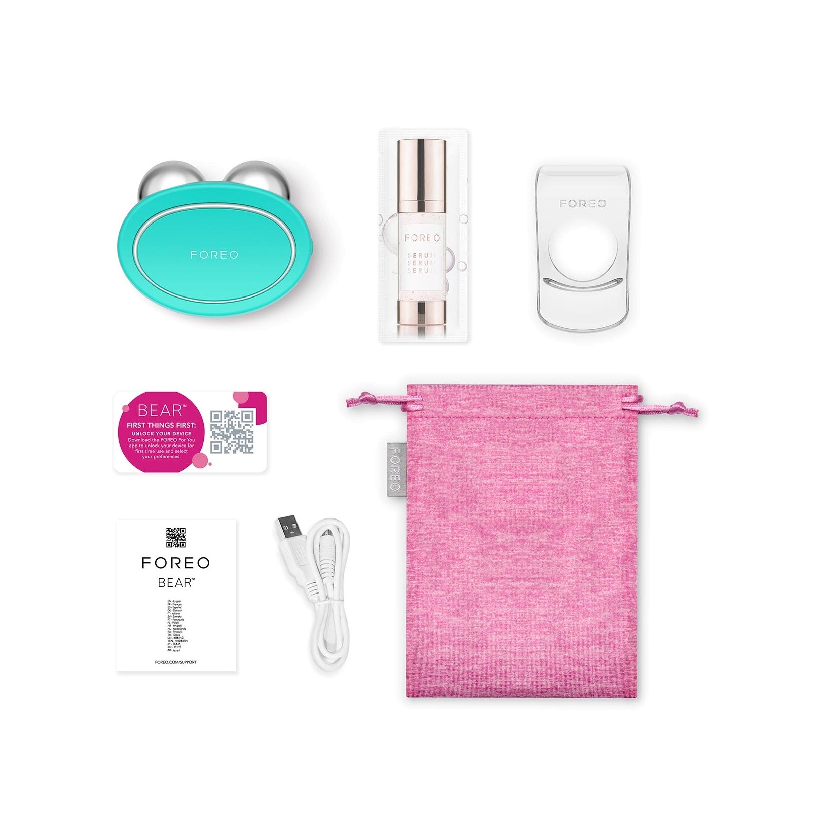 Устройство для лица микротоковое тонизирующее Mint Bear  купить в VISAGEHALL