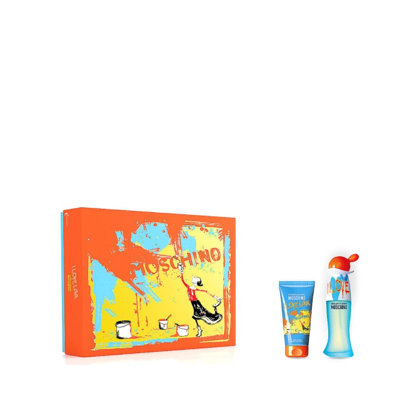 Набор Moschino I Love Love: Туалетная вода 30мл + Лосьон 50мл
