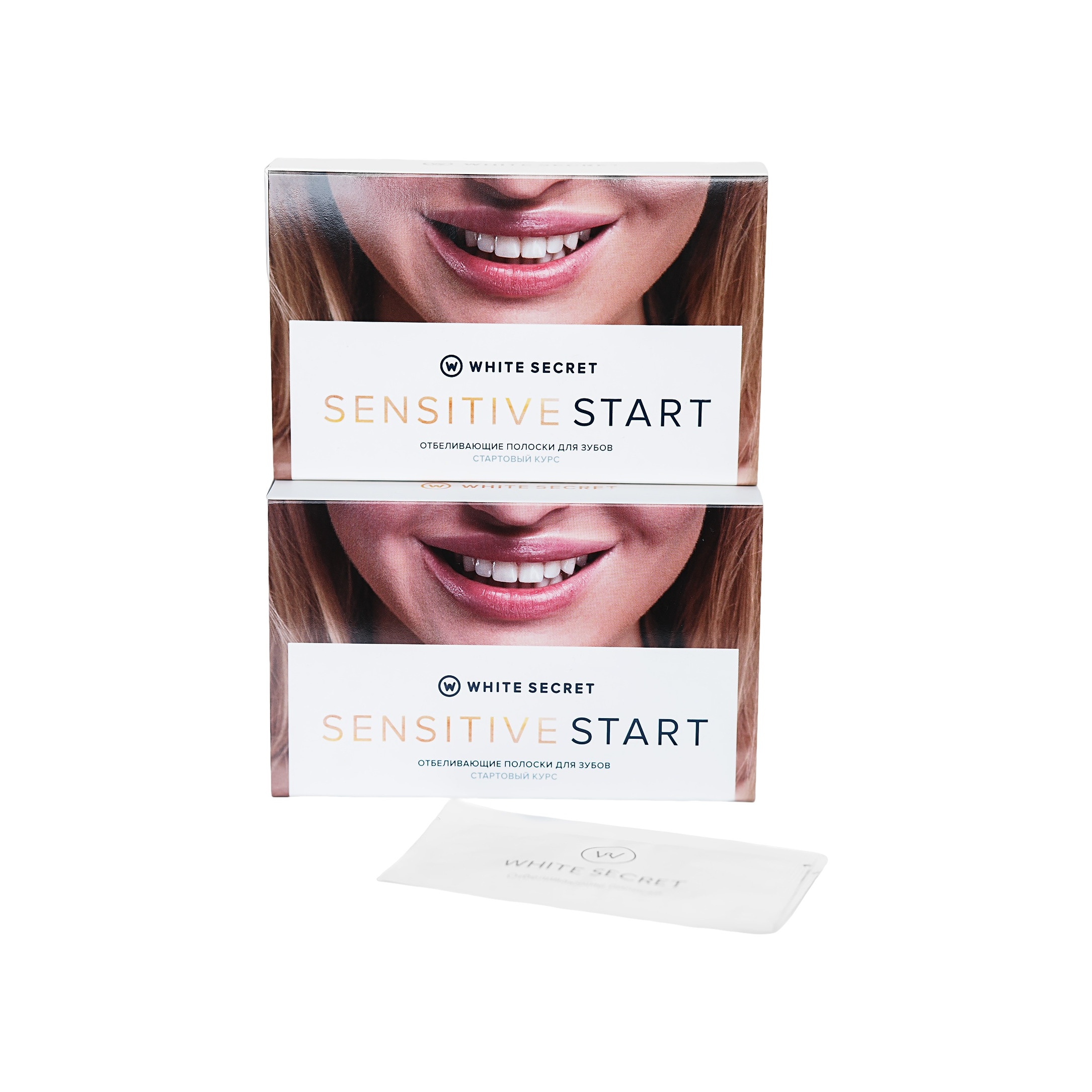 Полоски для зубов отбеливающие Sensitive Start  купить в VISAGEHALL