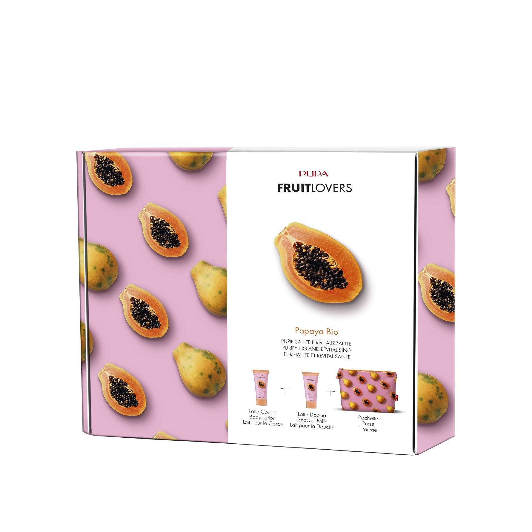 Набор по уходу за телом Папайя Fruit Lovers купить в VISAGEHALL