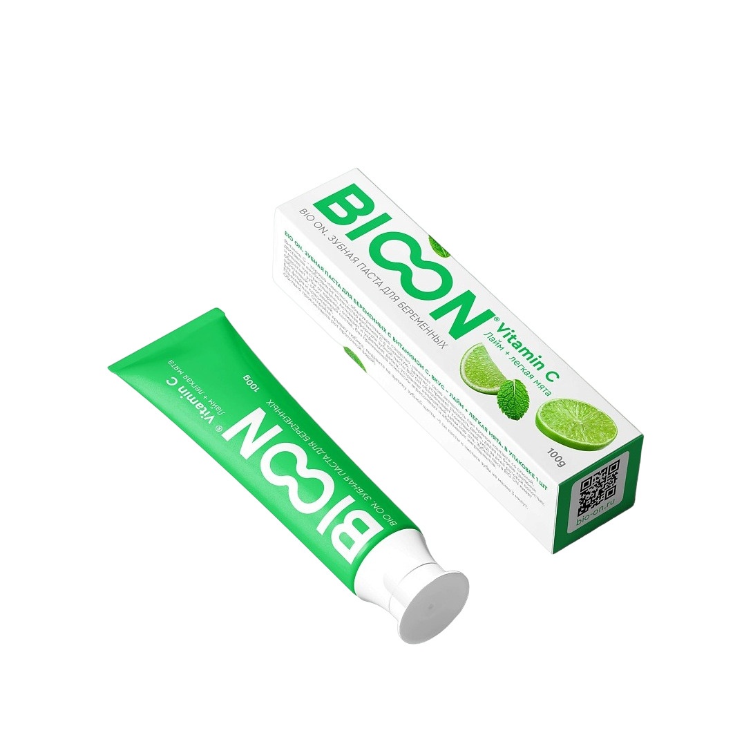 Зубная паста для беременных с витамином С, лайм + легкая мята купить в VISAGEHALL