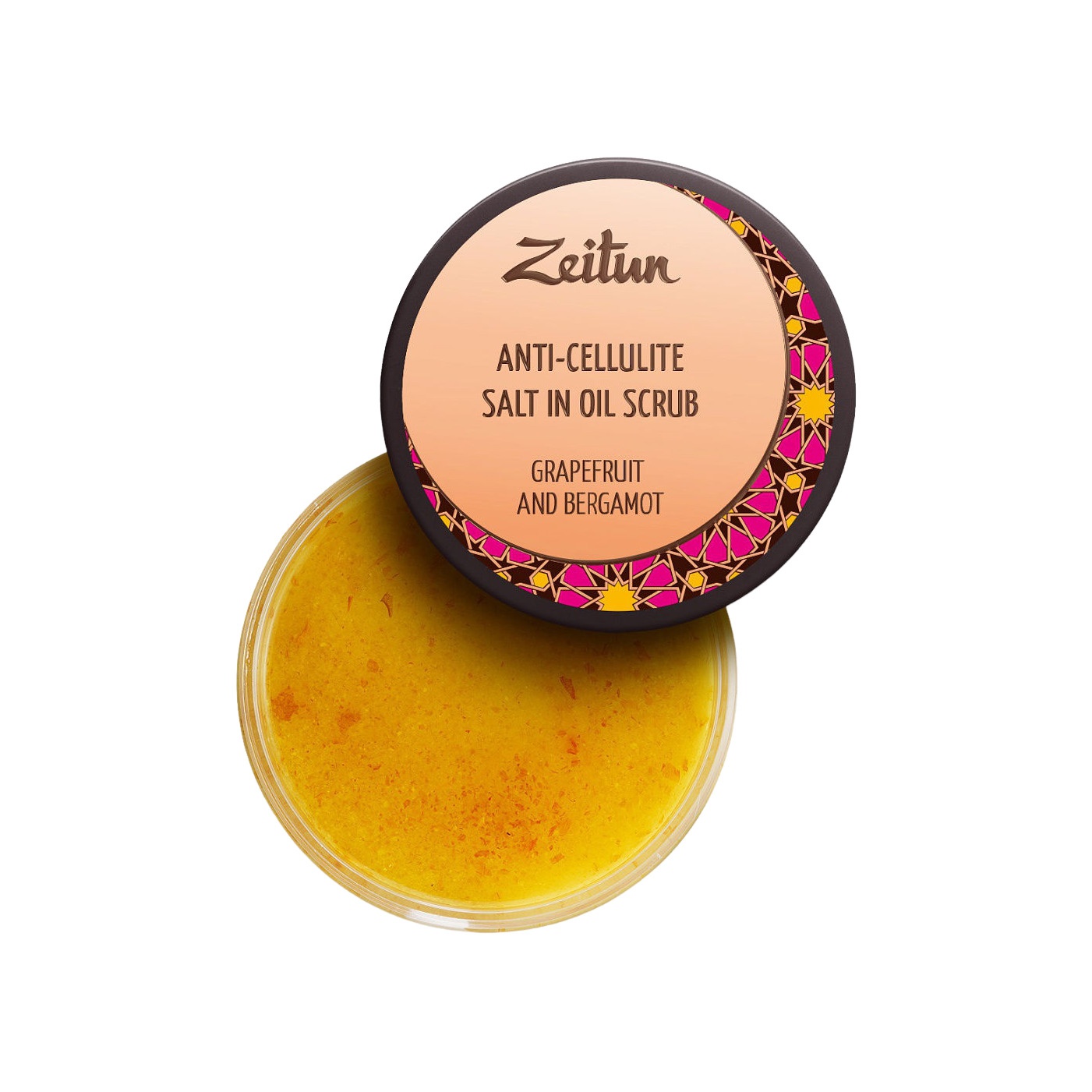 Скраб для тела Грейпфрут и бергамот масляный антицеллюлитный 250мл купить в VISAGEHALL