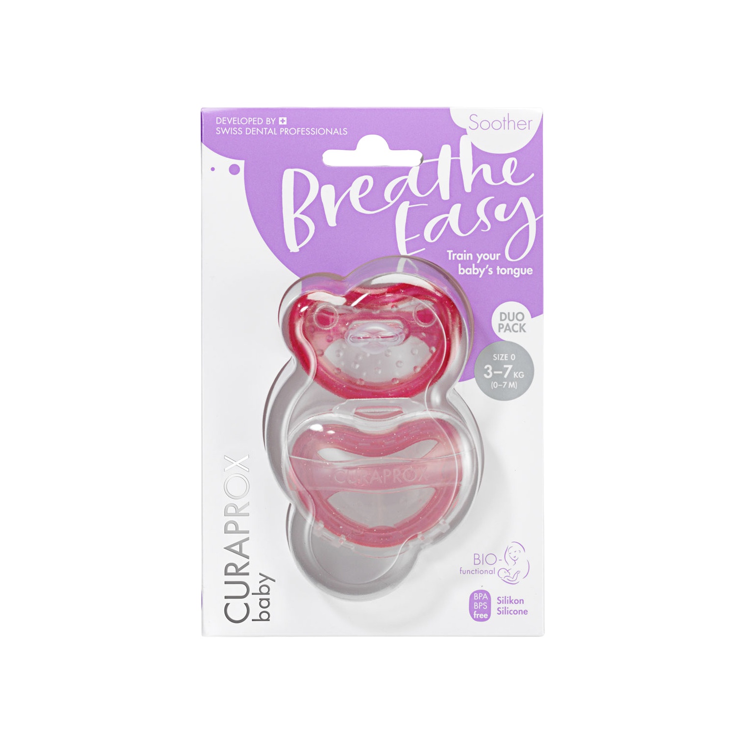 Набор из двух розовых сосок-пустышек, размер 0 купить в VISAGEHALL