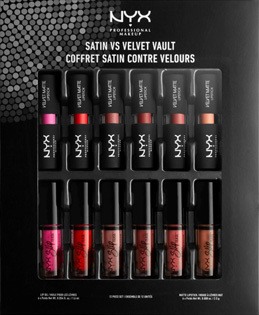 Набор помад: 12 оттенков Satin Velvet Vault 02