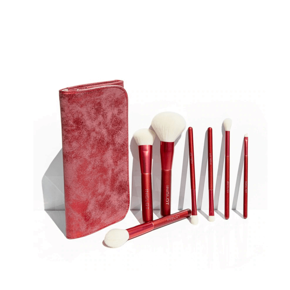 Набор кистей для макияжа Marble Red купить в VISAGEHALL