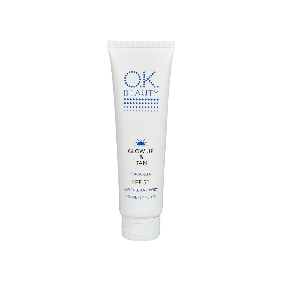 Солнцезащитный крем для лица и тела SPF 50 GLOW UP & TAN