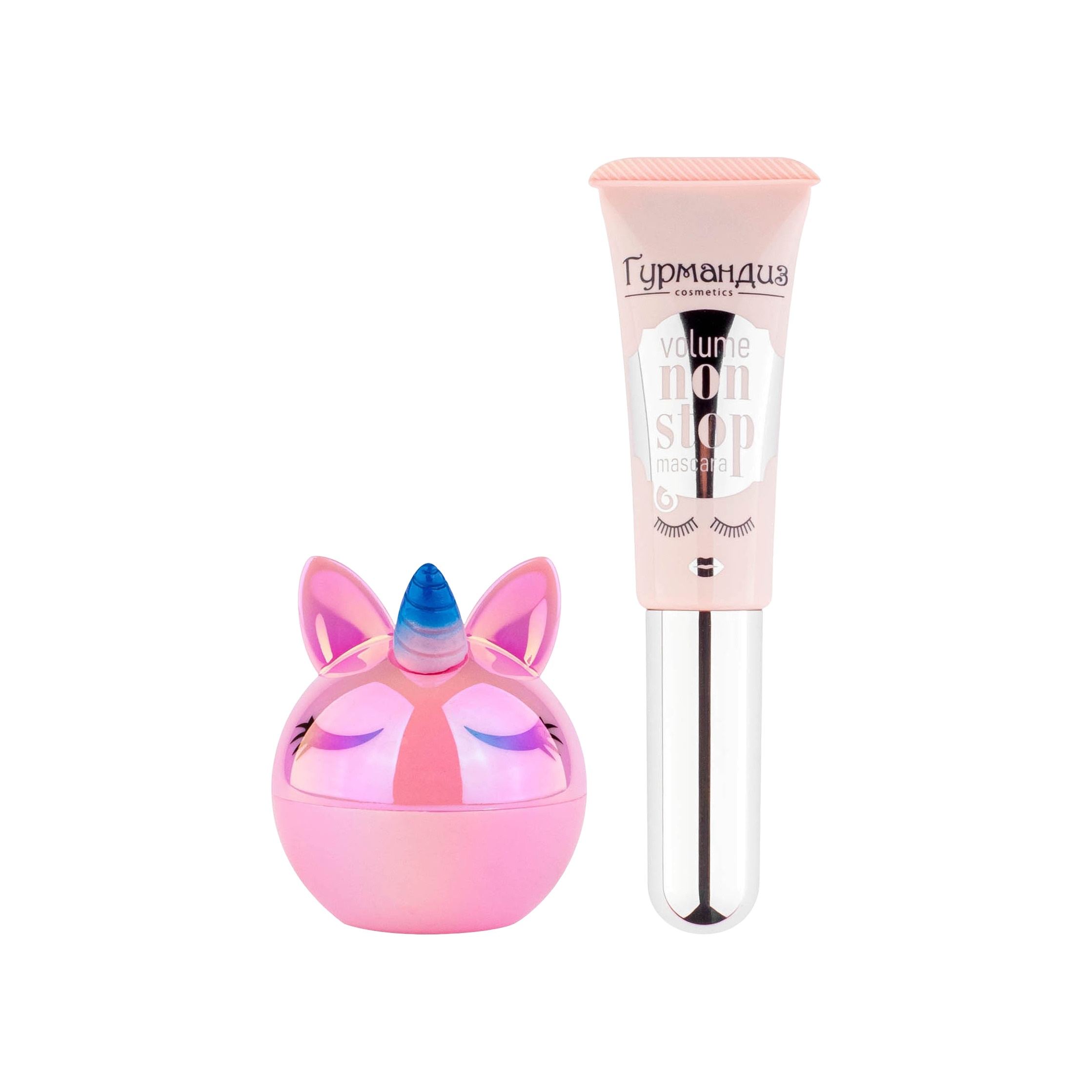 Набор для лица: Тушь для ресниц + Бальзам для губ Unicorn купить в VISAGEHALL
