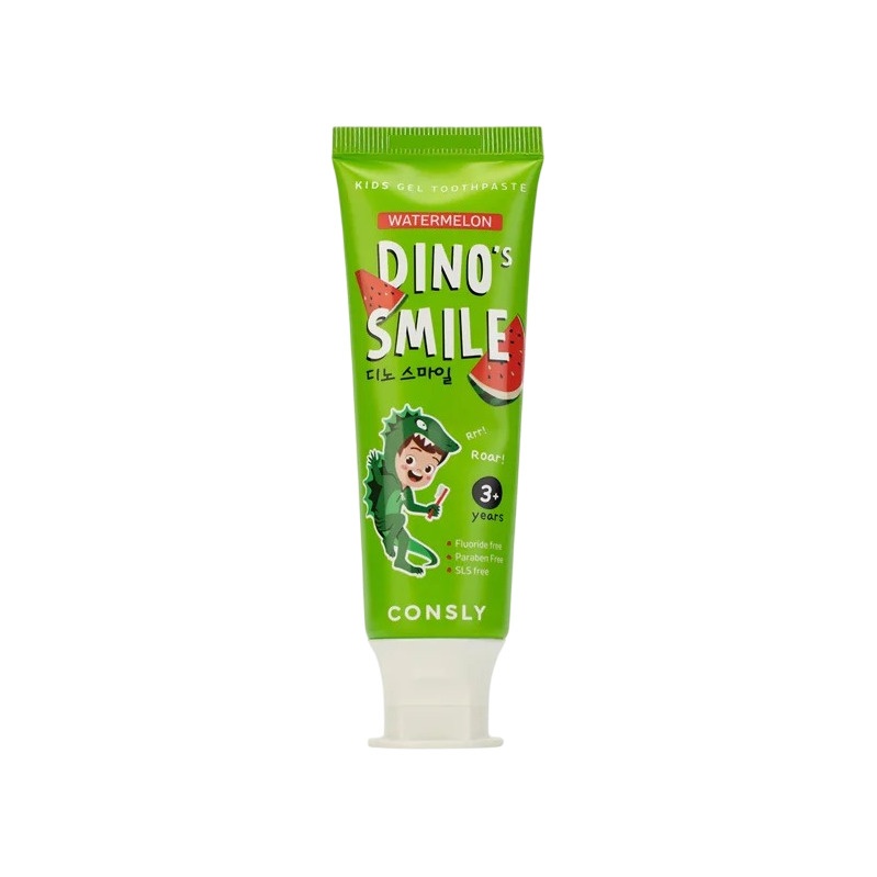Зубная паста детская со вкусом арбуза Dino's Smile