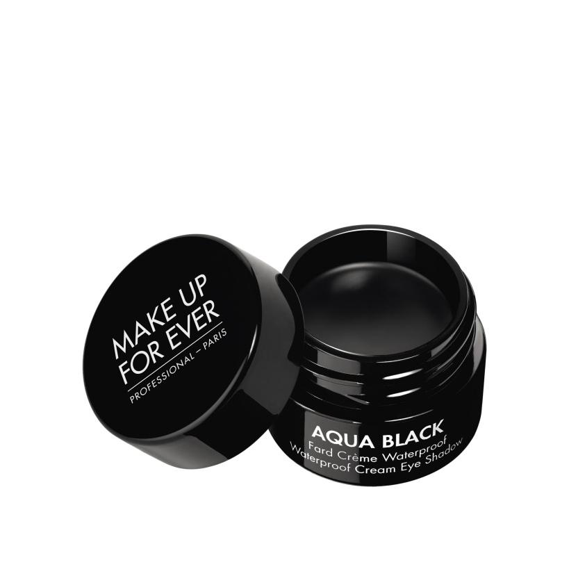 Тени для век кремовые водостойкие Aqua Black