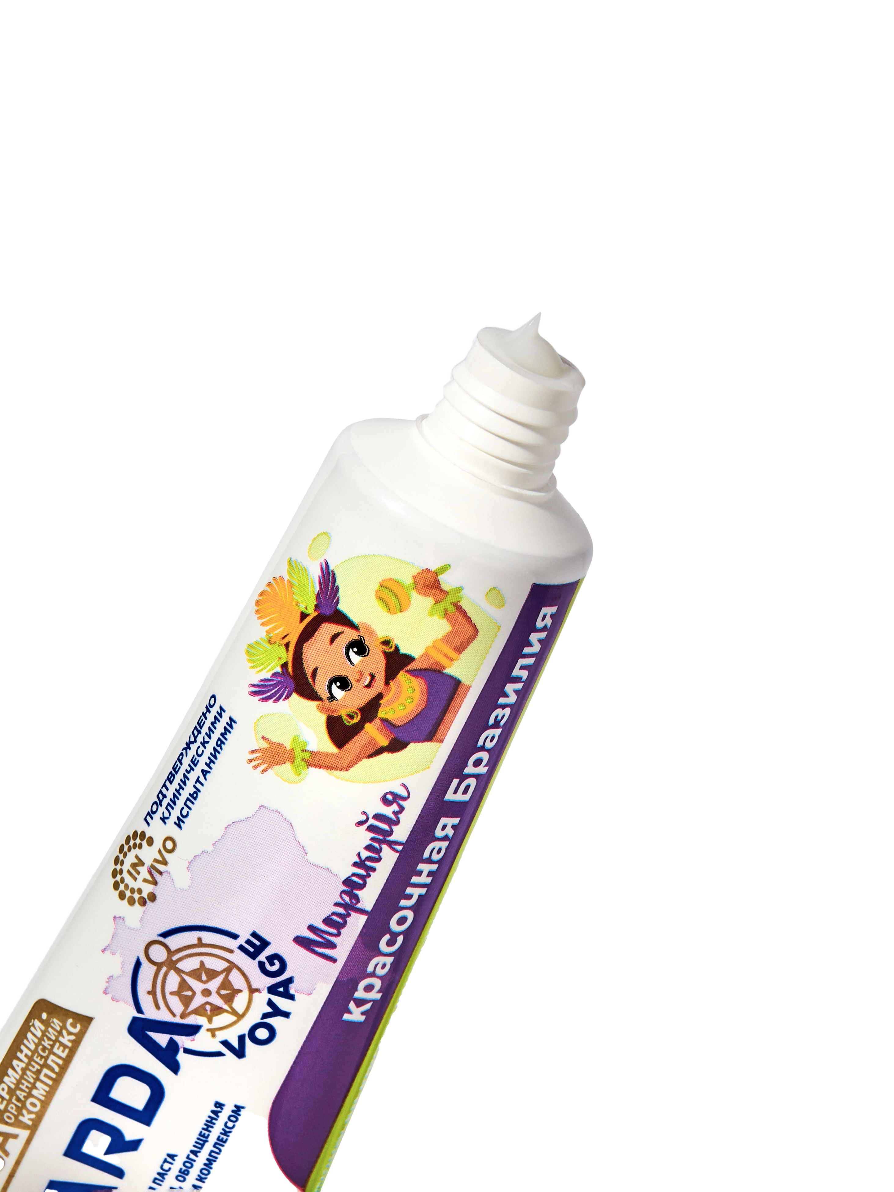 Зубная паста детская 3-7 Красочная Бразилия Permanent Teeth Kids купить в VISAGEHALL