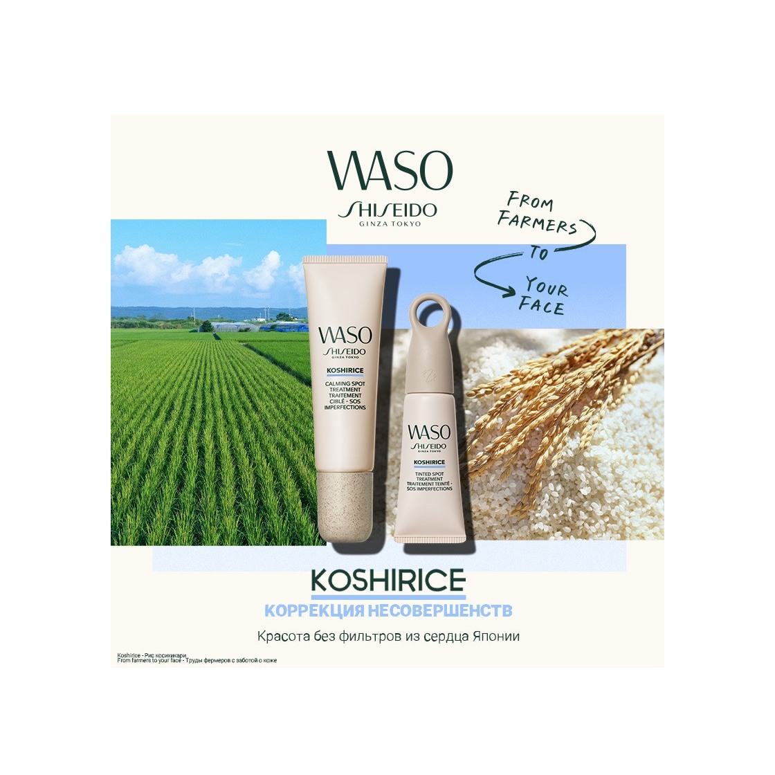 Средство для проблемной кожи успокаивающее Waso Koshirice купить в VISAGEHALL