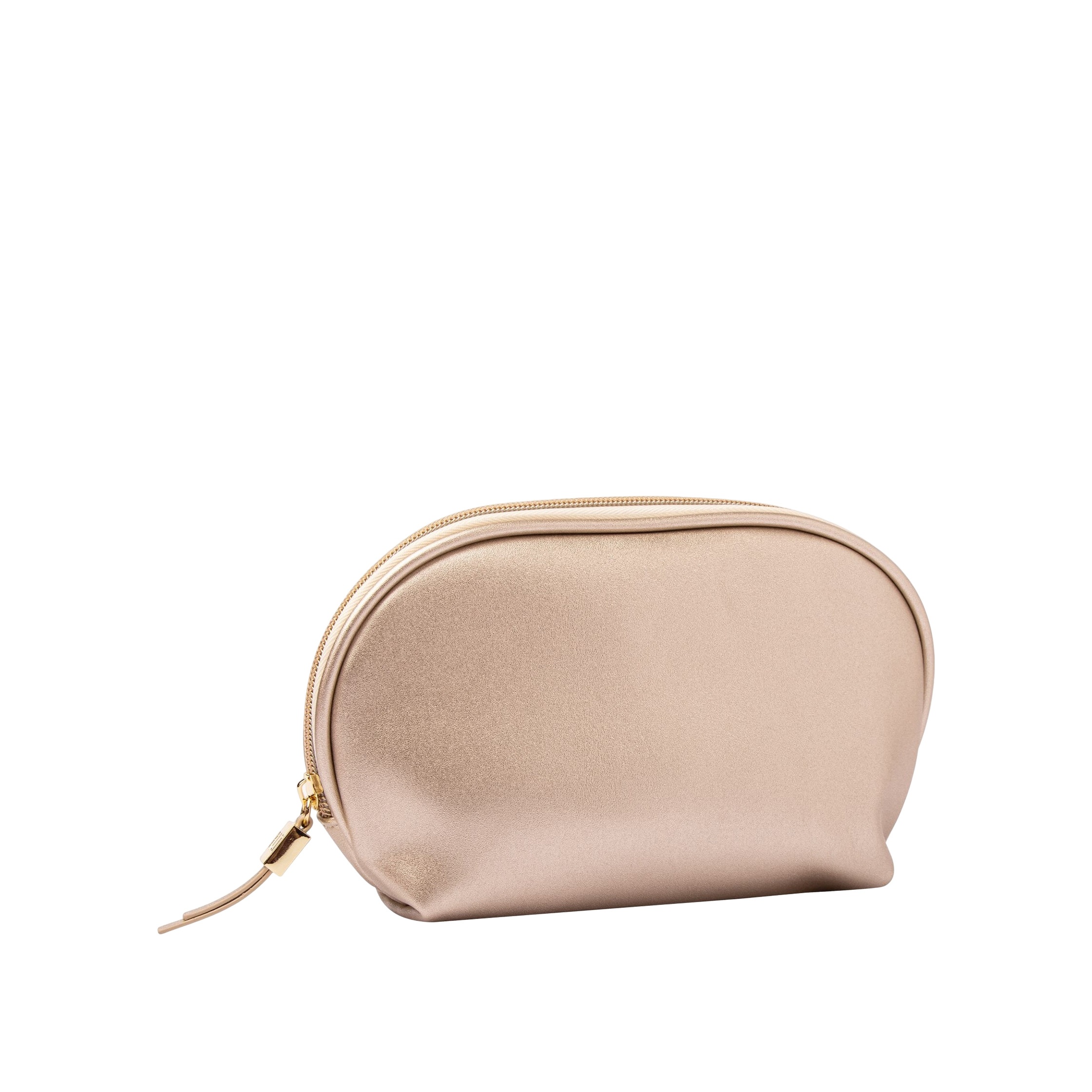 Косметичка золотая овальная купить в VISAGEHALL