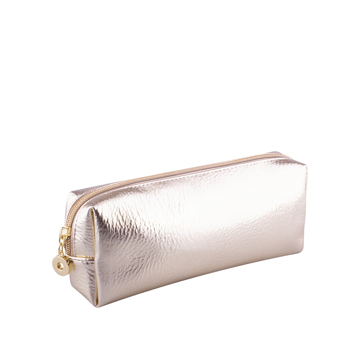 Косметичка-пенал золотая  купить в VISAGEHALL