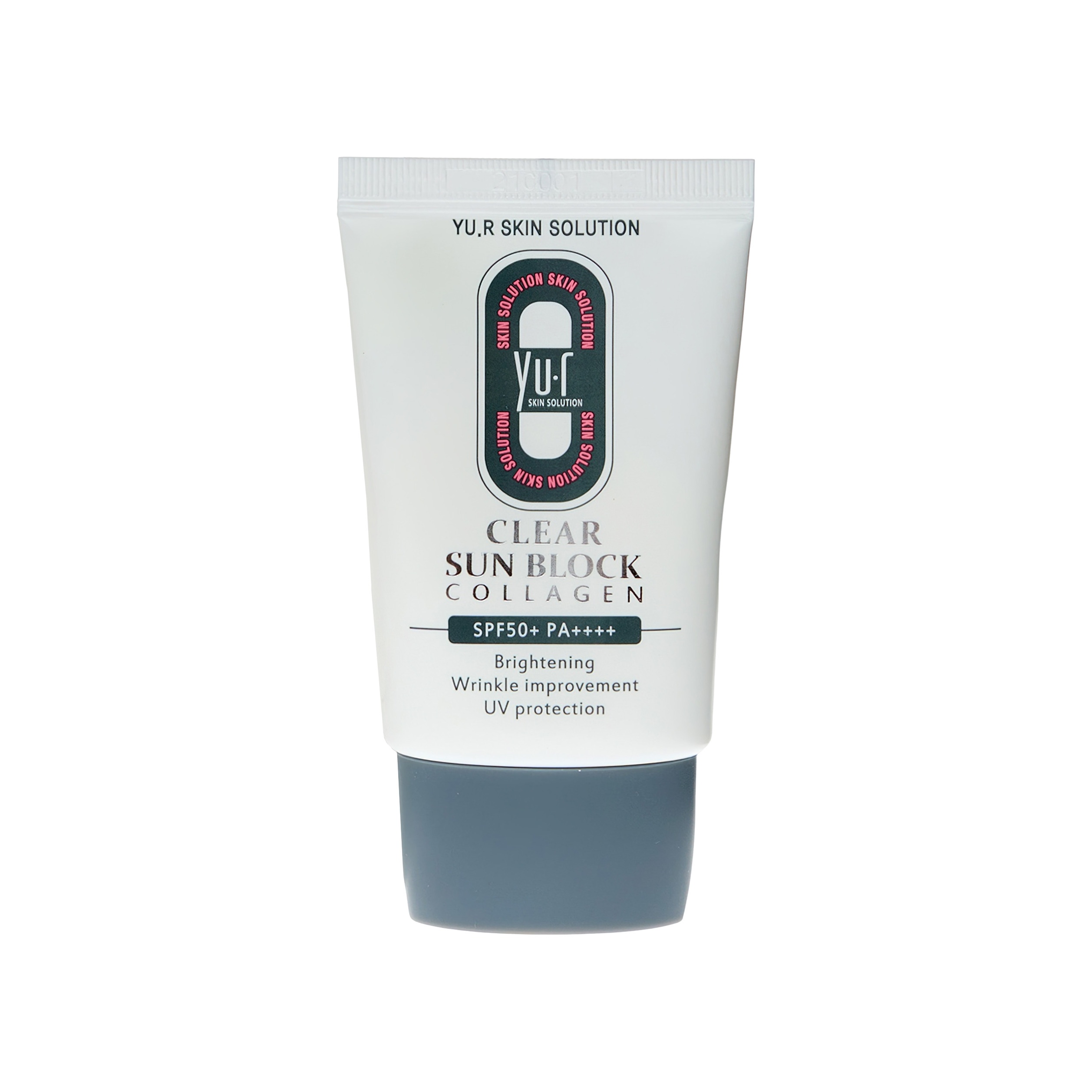 Крем солнцезащитный для лица Clear Sun Block Collagen SPF 50+ купить в VISAGEHALL