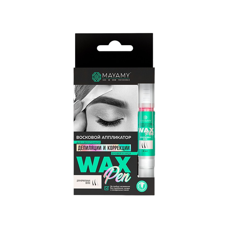 Аппликатор восковой для сверхточной депиляции бровей и лица Mayamy Normal