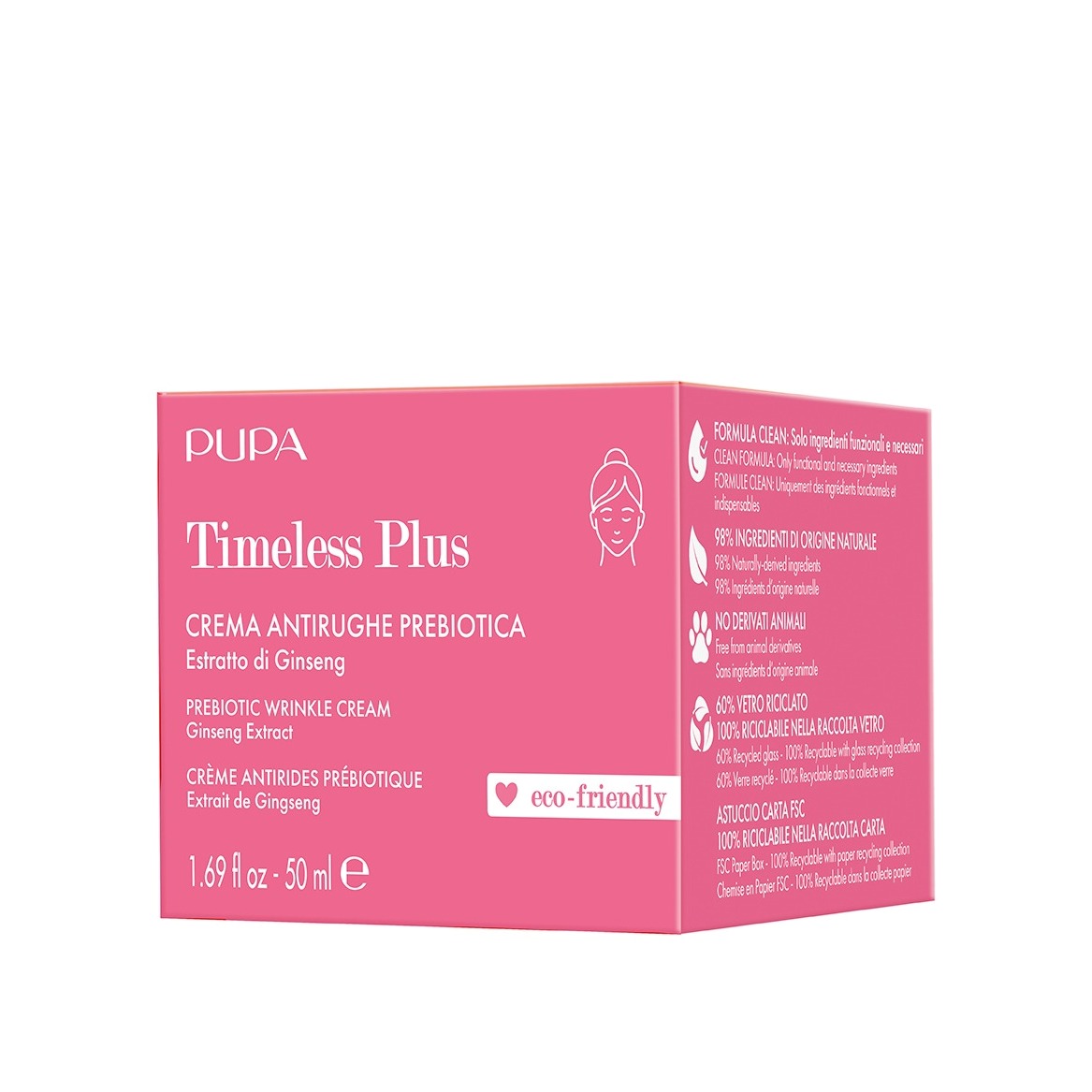 Крем для лица с пребиотиками антивозрастной Timeless Plus  купить в VISAGEHALL