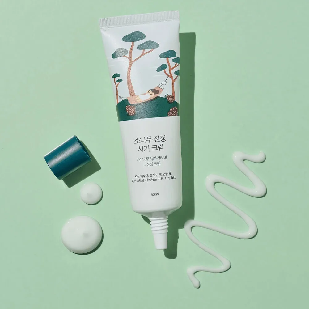 Крем с экстрактами сосны и центеллы для проблемной кожи Pine Calming Cica Cream купить в VISAGEHALL