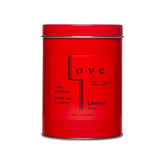 Свеча ароматическая Black Tea & Cherry