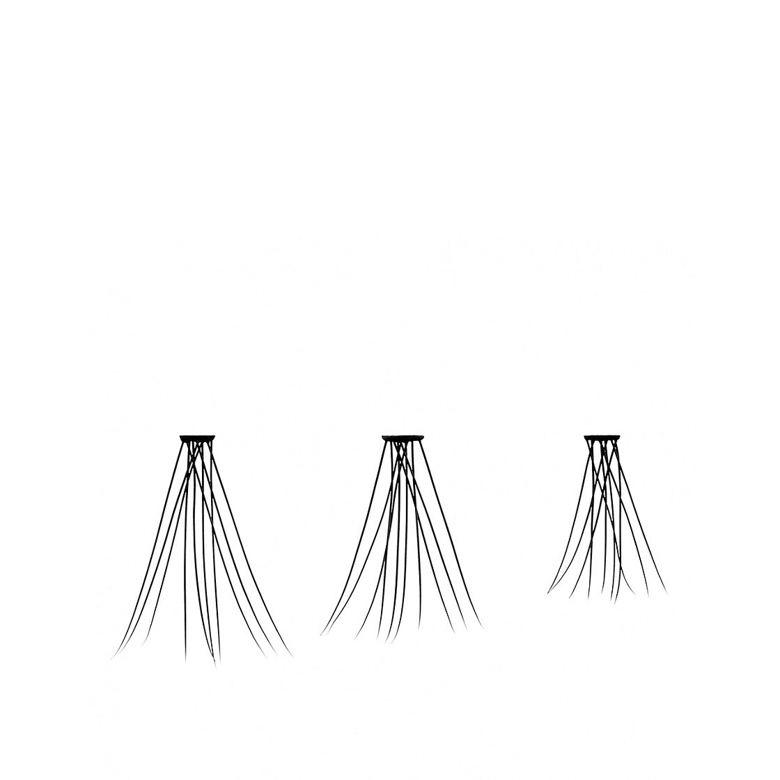 Пучки ресниц Medium F  купить в VISAGEHALL