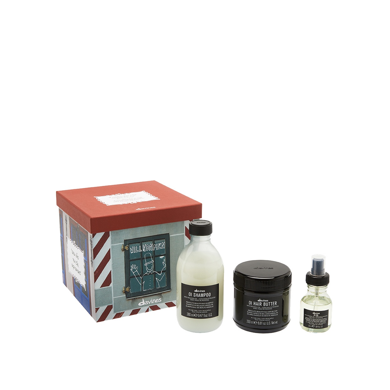 Набор: шампунь + масло питательное + масло OI купить в VISAGEHALL