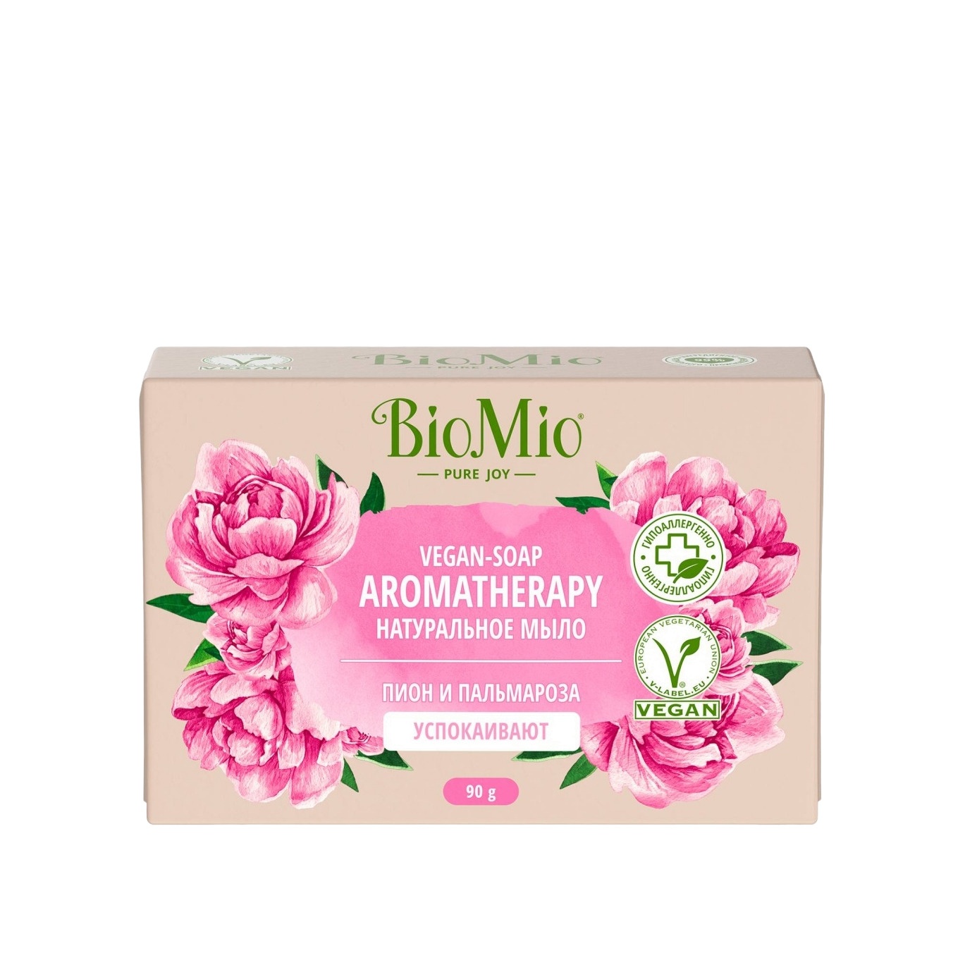 Мыло Пион и Пальмароза Aromatherapy купить в VISAGEHALL