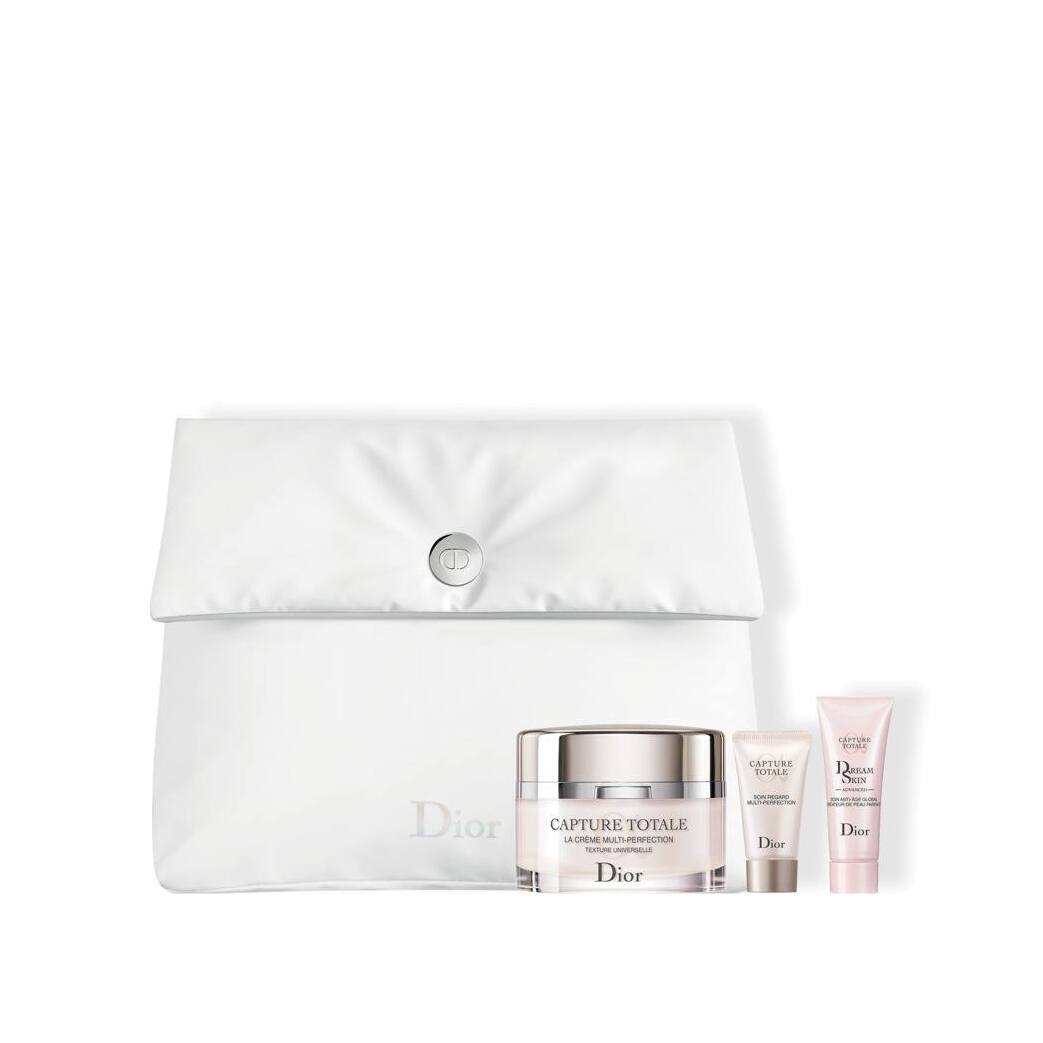 CAPTURE TOTALE~ Набор для ухода за кожей крем 60мл+крем вокруг глаз 5мл+ омолаживающее средство 7мл