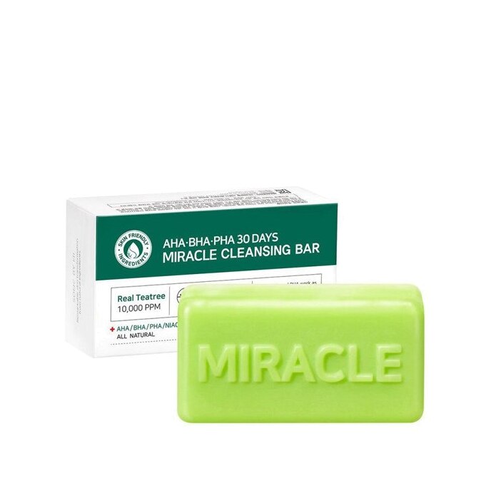 Мыло для проблемной кожи с AHA BHA кислотами 30 Days Miracle Cleansing Bar 106г
