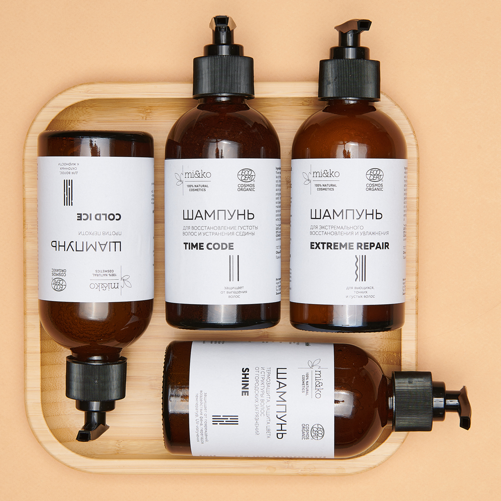 Шампунь восстановление густоты волос и устранение седины Time Code купить в VISAGEHALL