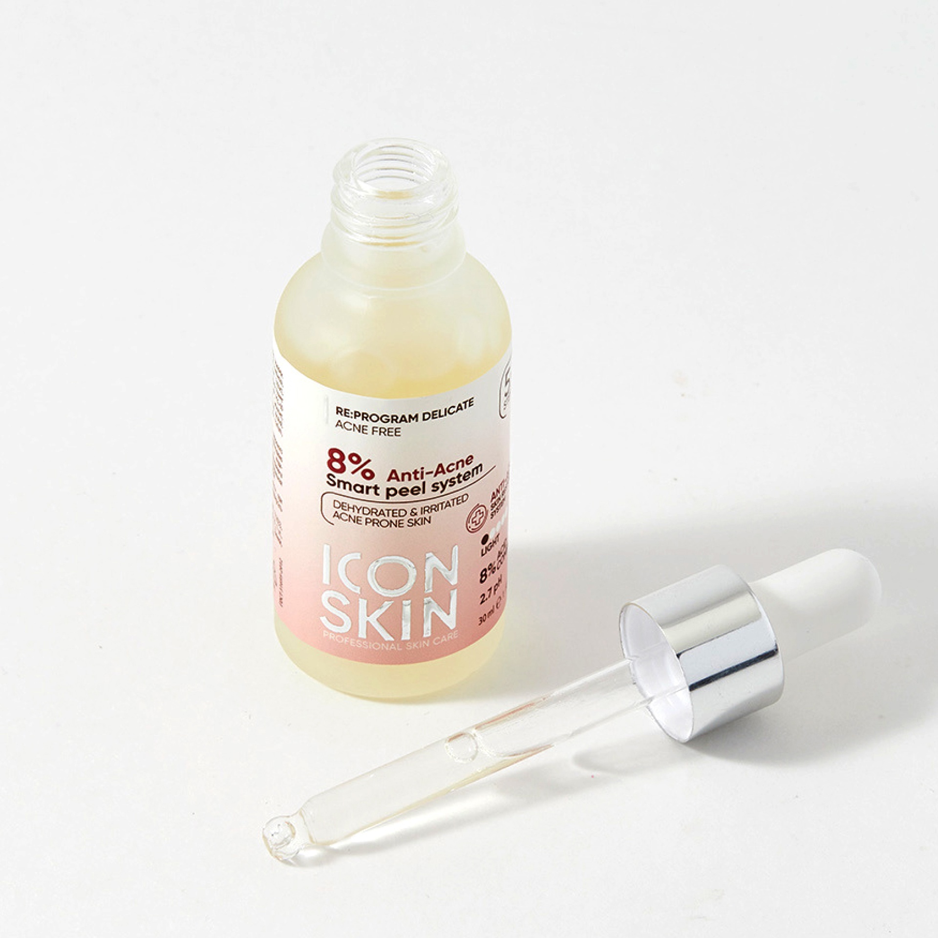 Пилинг-система для проблемной кожи 8% Anti-acne Smart Peel System купить в VISAGEHALL