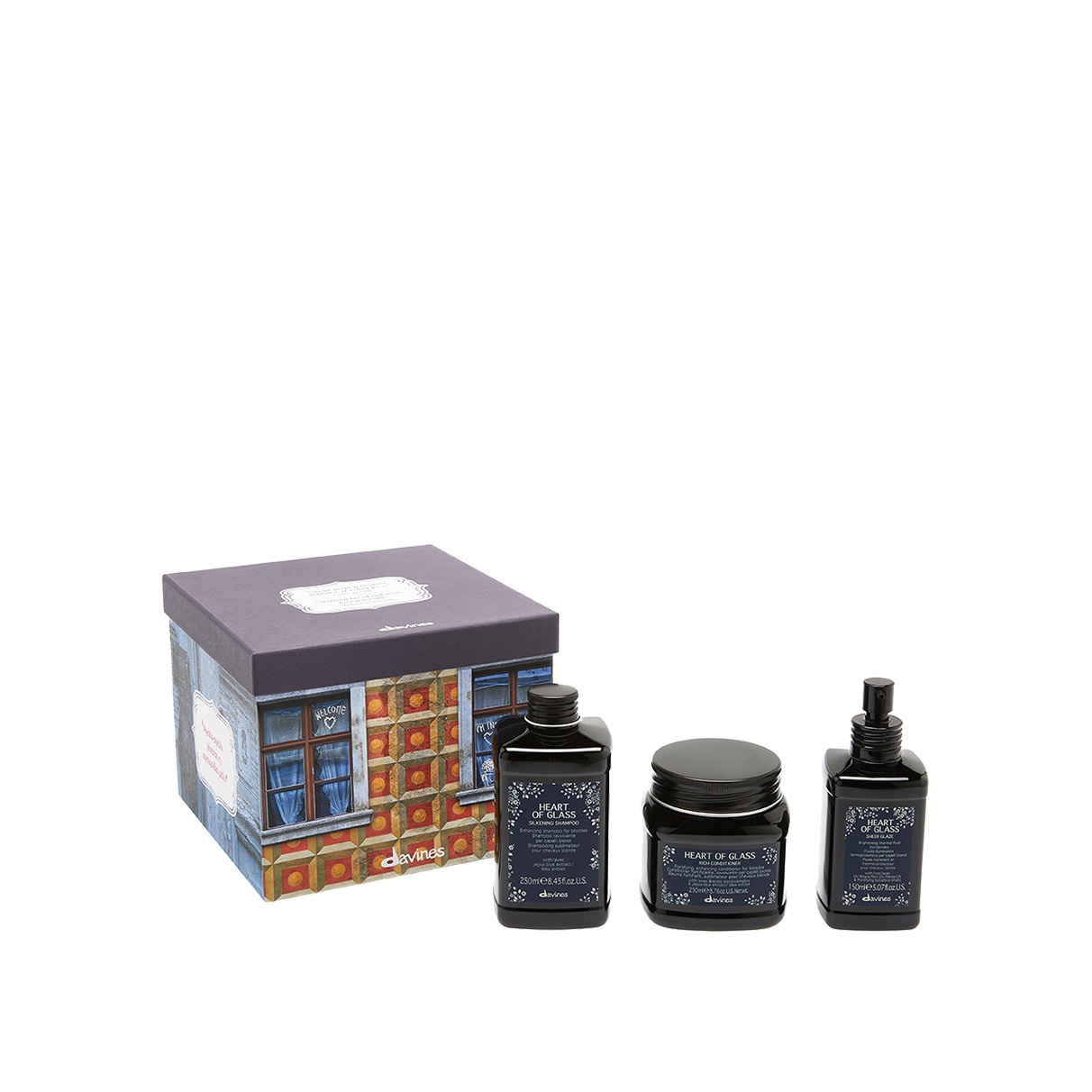 Набор: шампунь + кондиционер + флюид Heart of Glass купить в VISAGEHALL